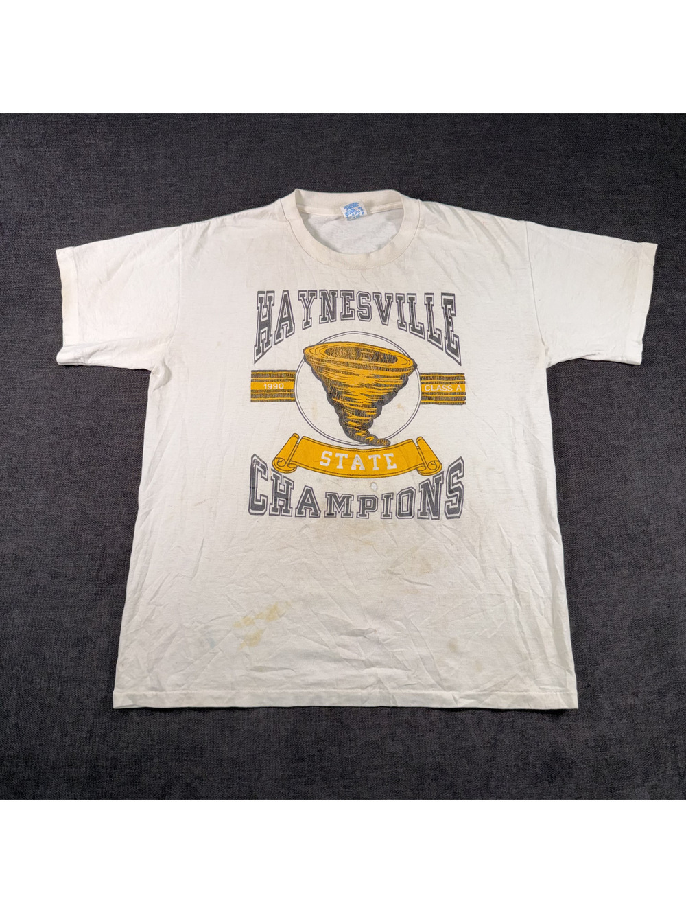 Vintage Haynesville State Champions Graphic T-Shirt, Large